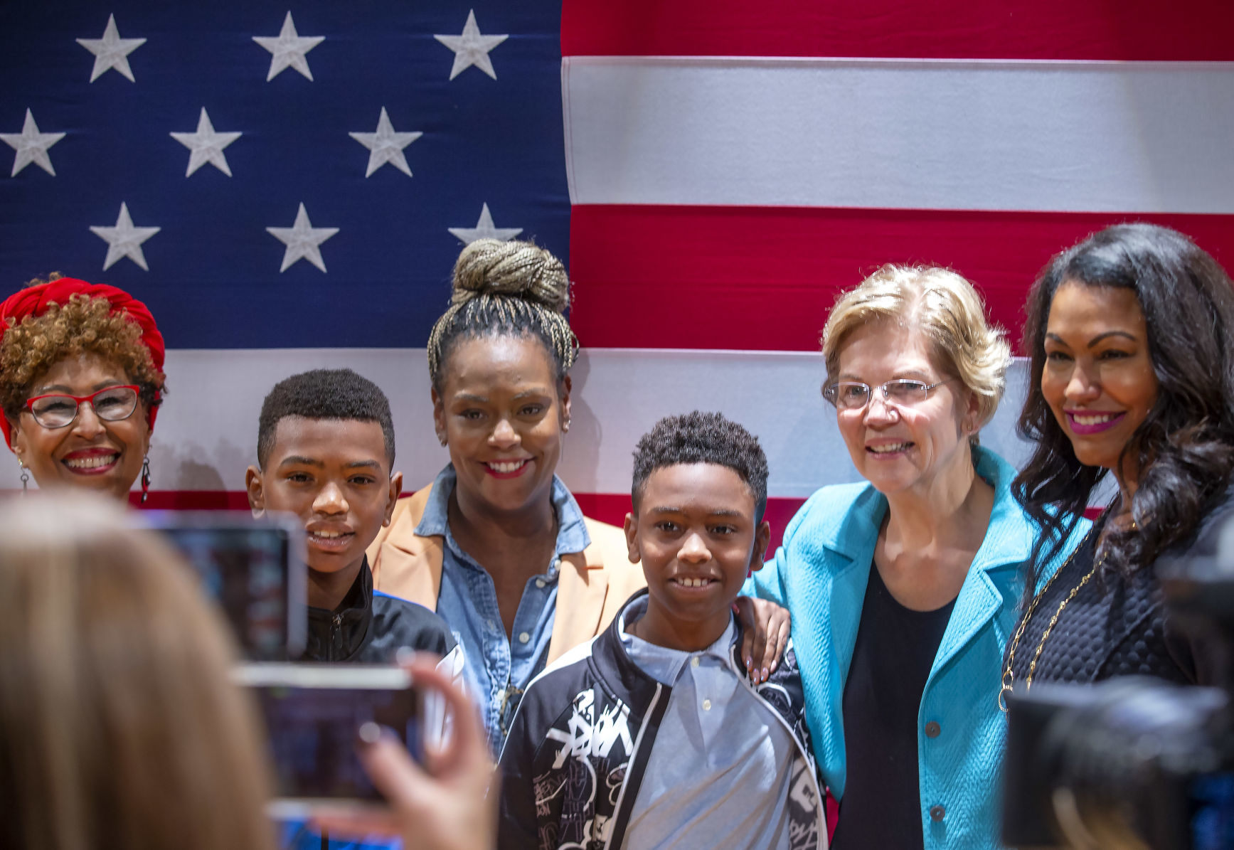 Democratic candidate Elizabeth Warren at NC A&T